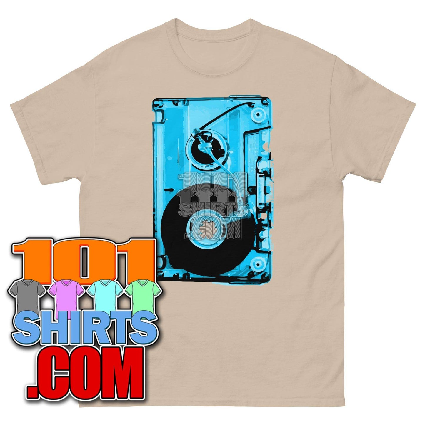 Audio Cassette Tape Retro VINTAGE MUSIC Mixtape 70S 80S 90S T-Shirt - 101SHIRTS