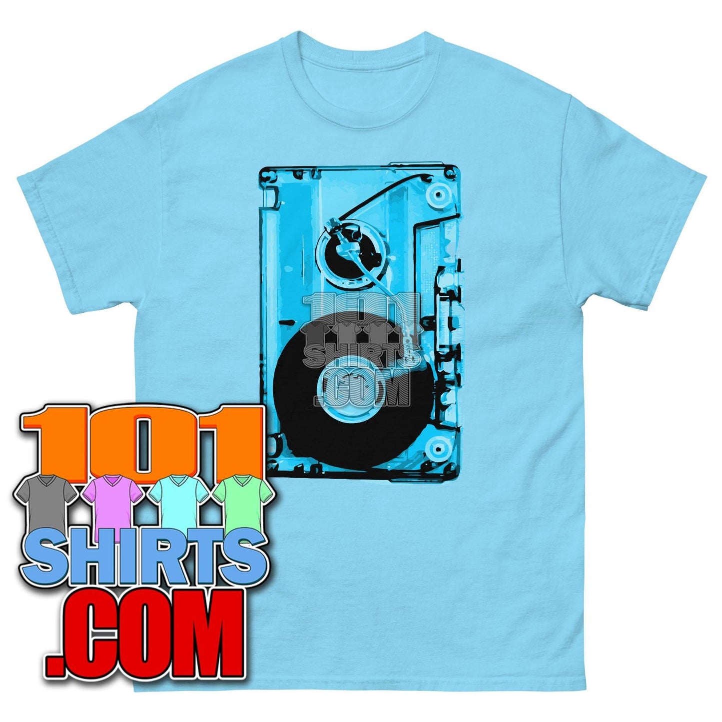 Audio Cassette Tape Retro VINTAGE MUSIC Mixtape 70S 80S 90S T-Shirt - 101SHIRTS