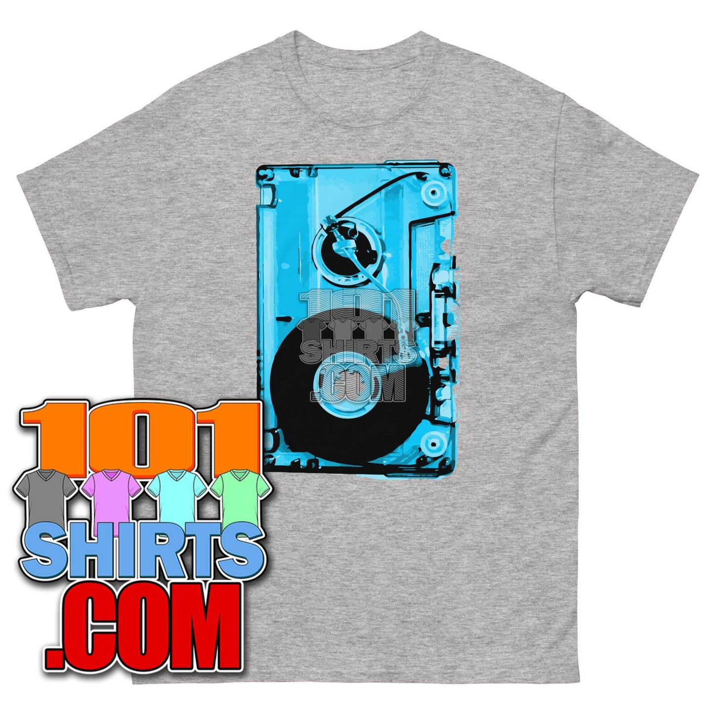 Audio Cassette Tape Retro VINTAGE MUSIC Mixtape 70S 80S 90S T-Shirt - 101SHIRTS