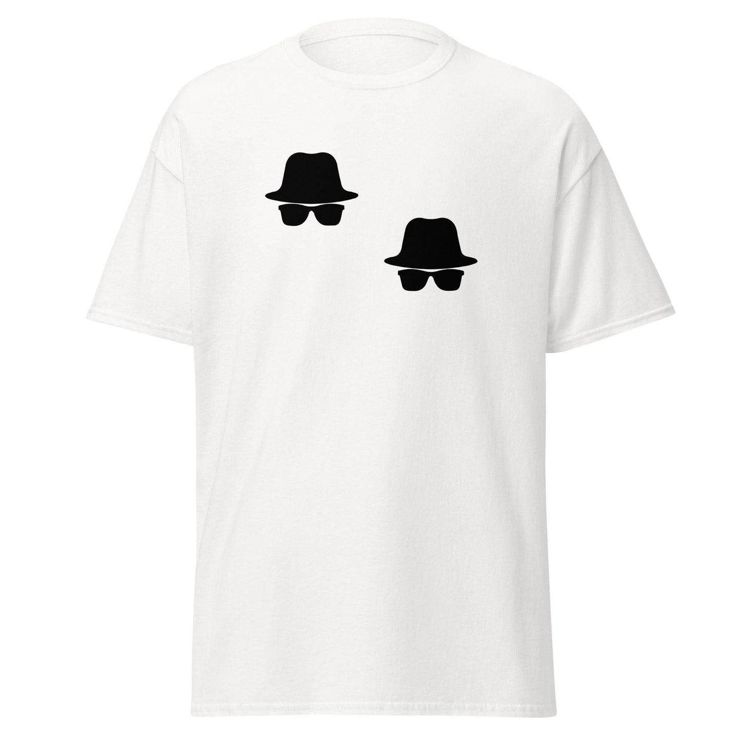 Blues Brothers Movie Heads and Sunglasses Silhouette Funny 101 Shirts com T-Shirt - 101SHIRTS