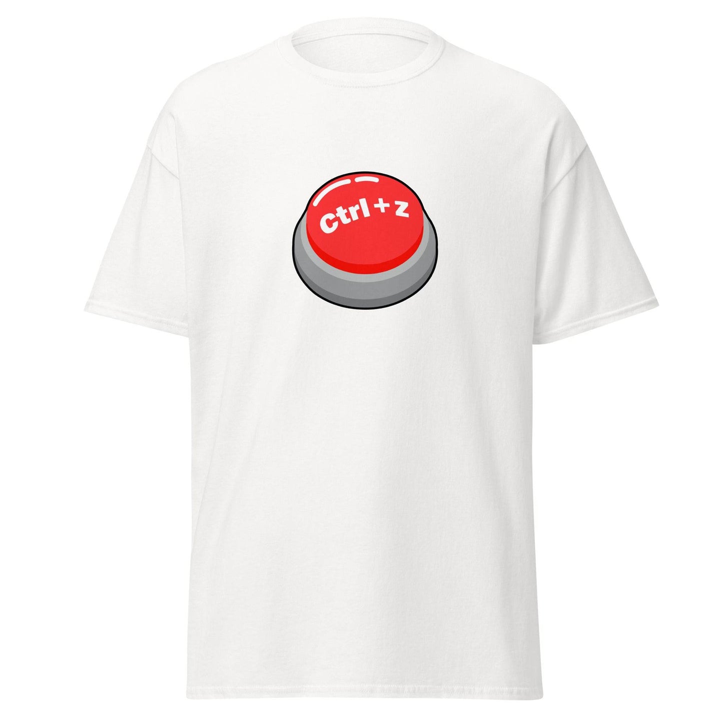 CTRL+Z Computer Emergency Return Button Funny T-Shirt 101 Shirts.com - 101SHIRTS
