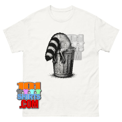 Raccoon in a Garbage Can Funny T-Shirt - Trash Panda Tee