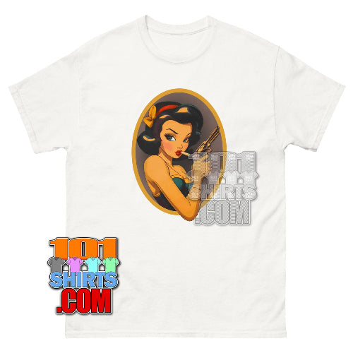 Bad Cartoon Girl Pin-up T-Shirt - Vintage Retro Style Tee