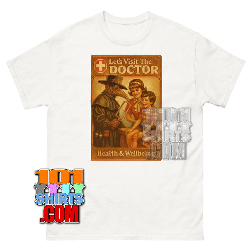 Retro Plague Doctor Funny T-Shirt - Sarcastic Humor Tee