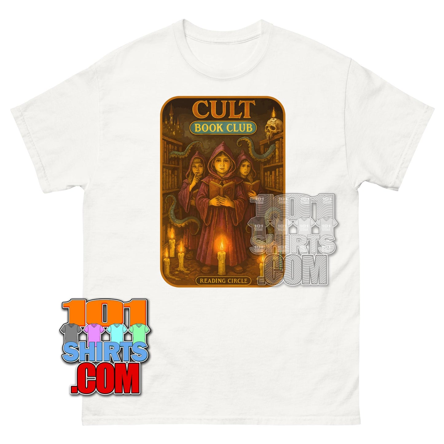 Cult Book Club Dark Academia Reading Circle T-Shirt