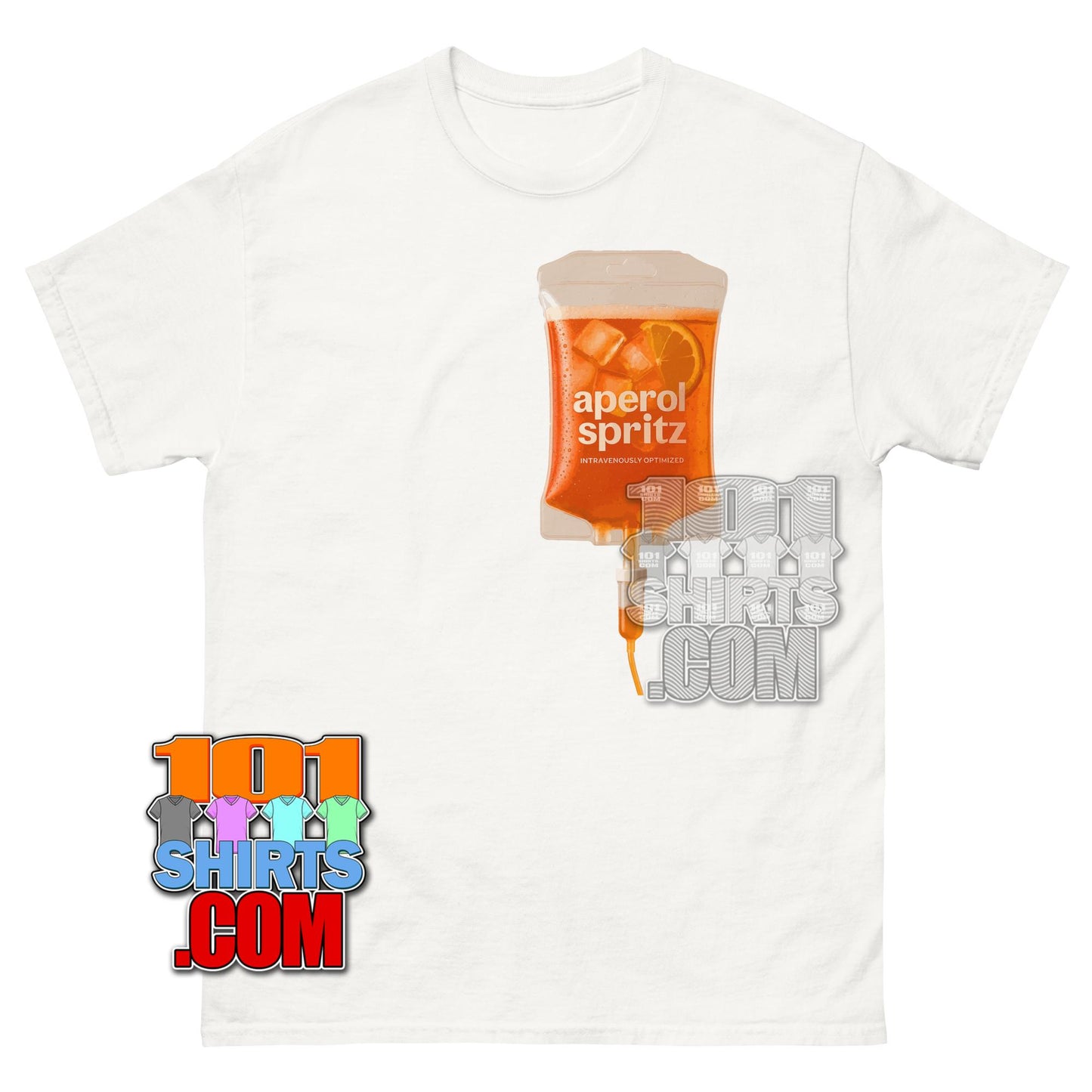 Aperol Spritz in Medicine Drip Bag Funny T-Shirt