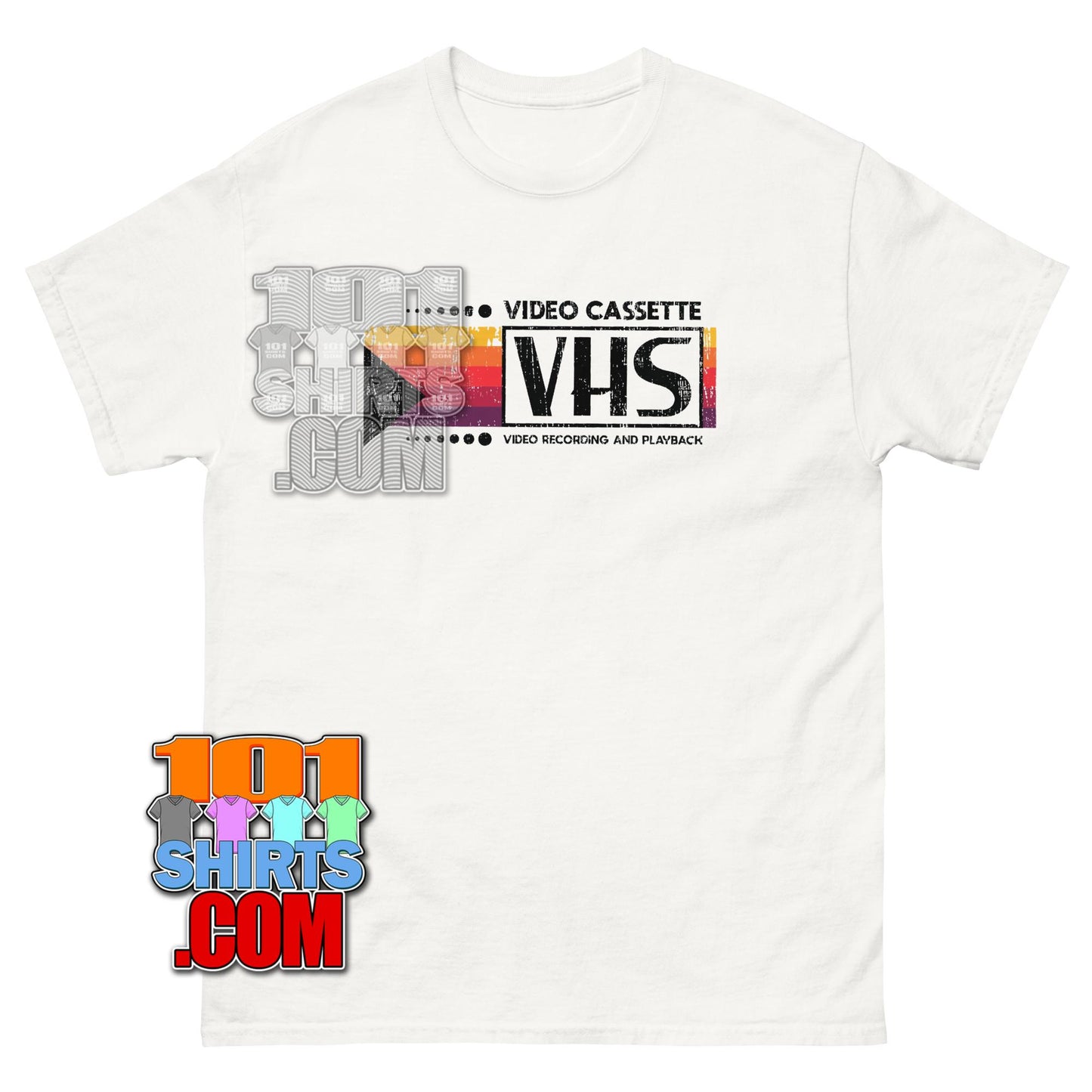 VHS Video Cassette Retro 80s 90s Vintage Gift T-Shirt Throwback Tee