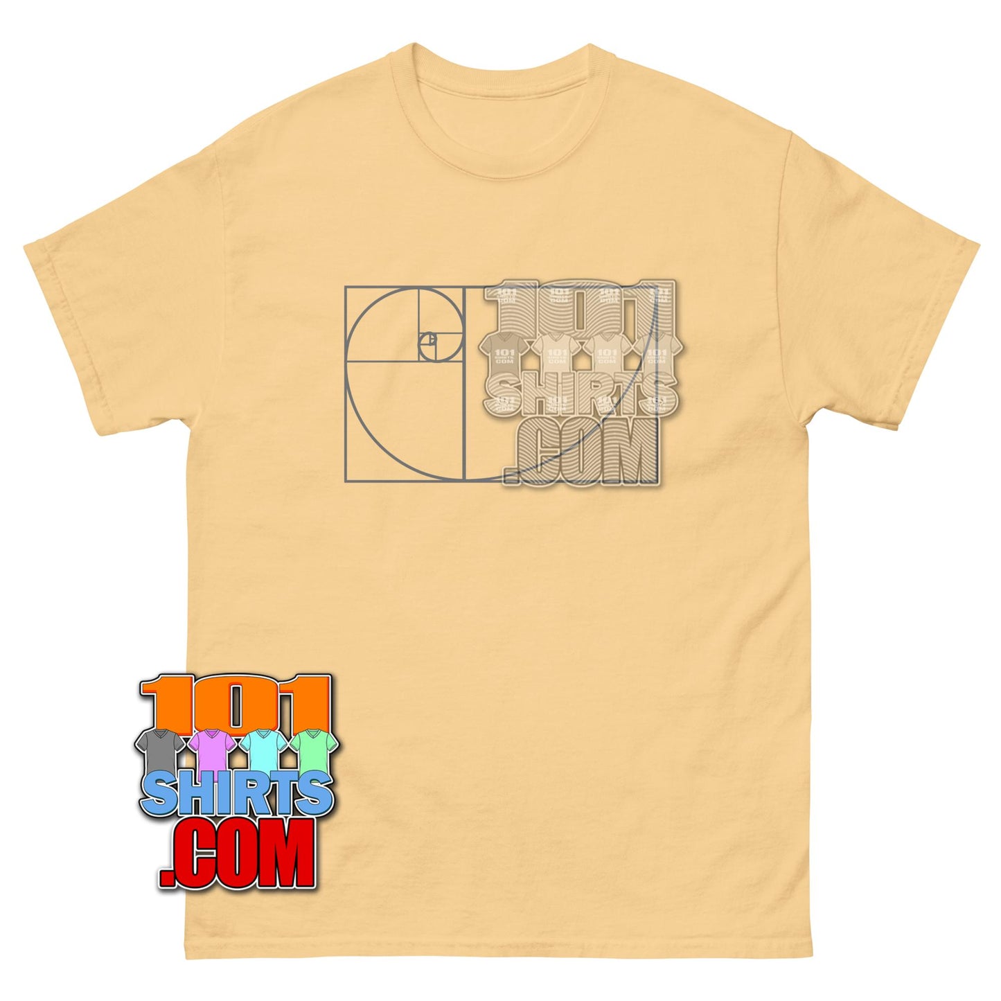 The Big Bang Theory Sheldon Cooper Geometry Golden Ratio Spiral T-Shirt