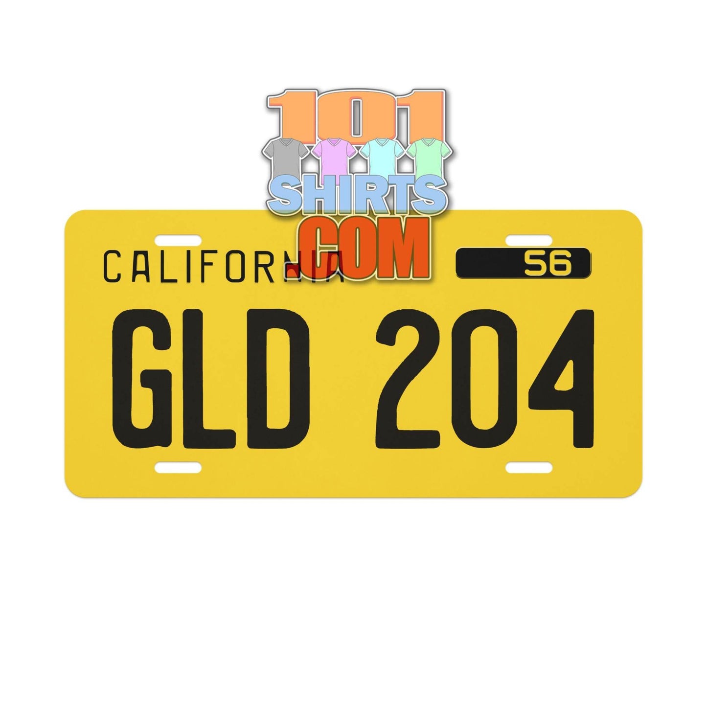 American Graffiti Movie GLD 204 license plate - 101SHIRTS