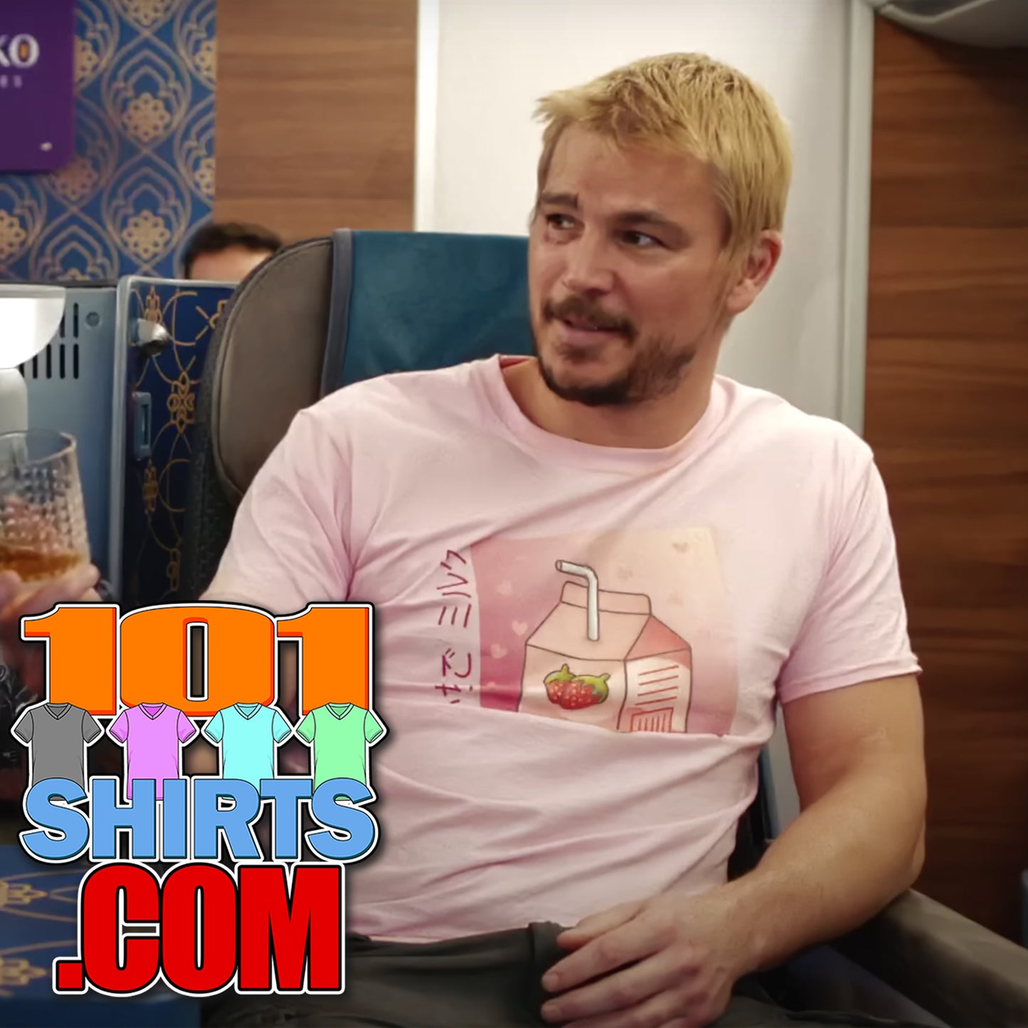 Fight or Flight Movie T-Shirt Josh Hartnett Lucas Reyes Japan Cute Kawaii Strawberry Milk Shirt