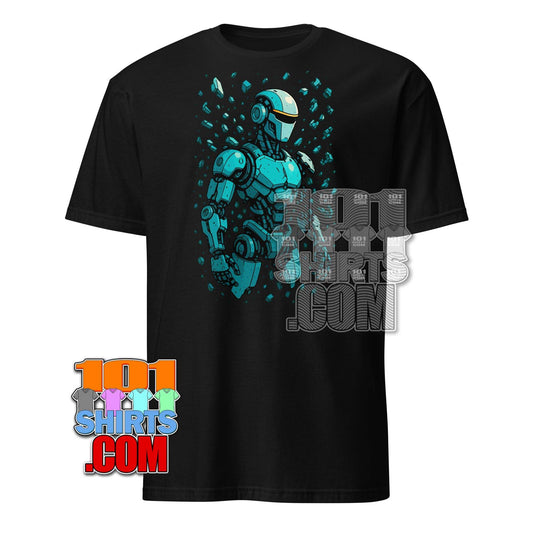 Cool Cyber Robot T-Shirt Cyberpunk Sci-Fi Tech Graphic Tee - 101SHIRTS