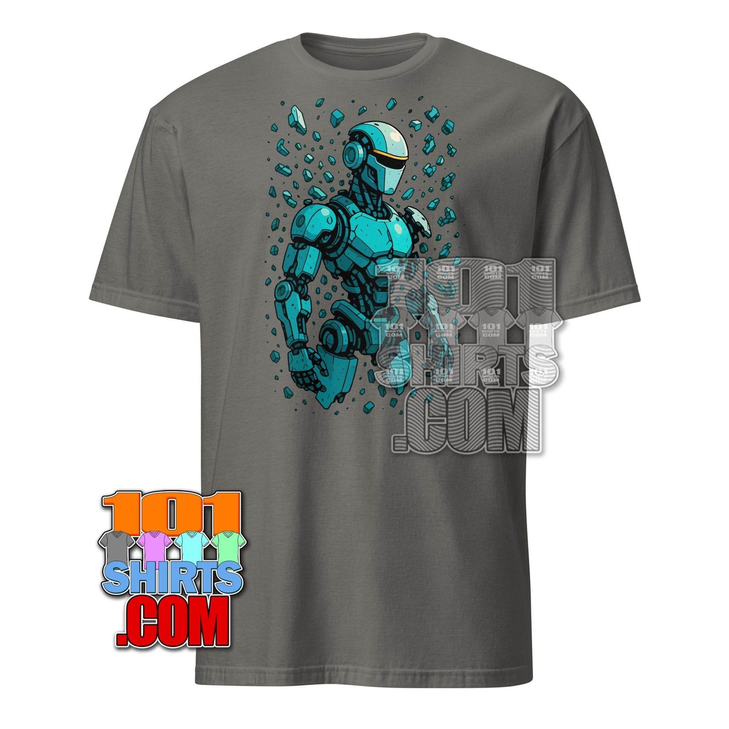 Cool Cyber Robot T-Shirt Cyberpunk Sci-Fi Tech Graphic Tee - 101SHIRTS