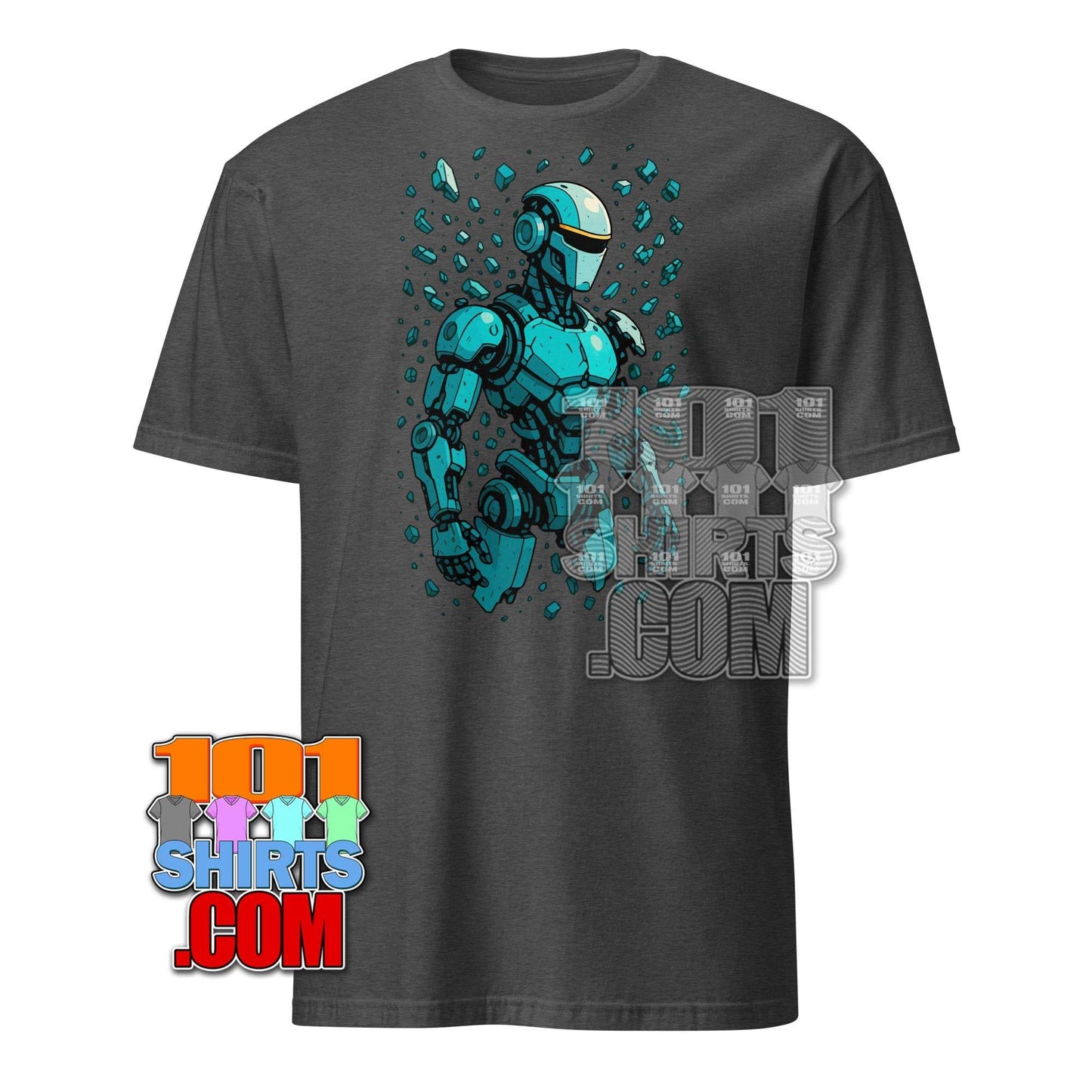 Cool Cyber Robot T-Shirt Cyberpunk Sci-Fi Tech Graphic Tee - 101SHIRTS