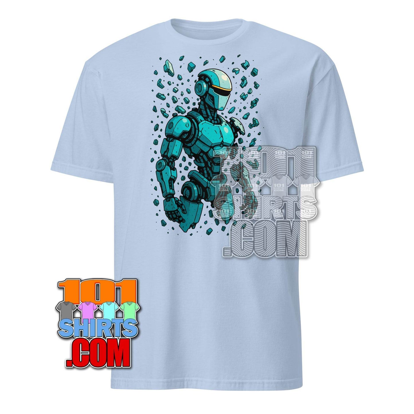 Cool Cyber Robot T-Shirt Cyberpunk Sci-Fi Tech Graphic Tee - 101SHIRTS