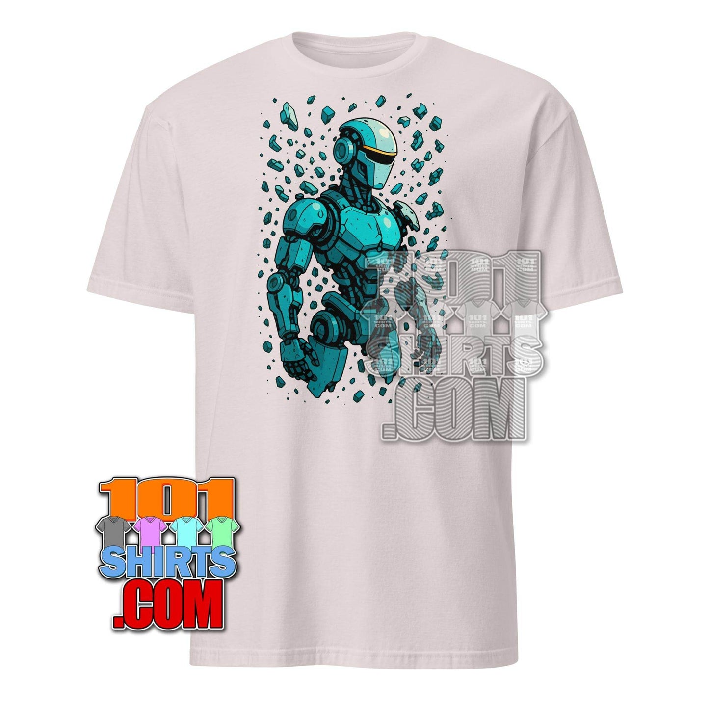 Cool Cyber Robot T-Shirt Cyberpunk Sci-Fi Tech Graphic Tee - 101SHIRTS