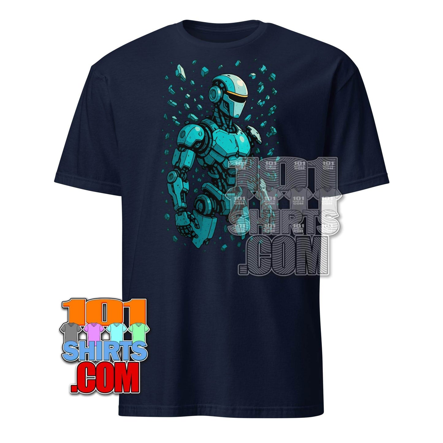Cool Cyber Robot T-Shirt Cyberpunk Sci-Fi Tech Graphic Tee - 101SHIRTS