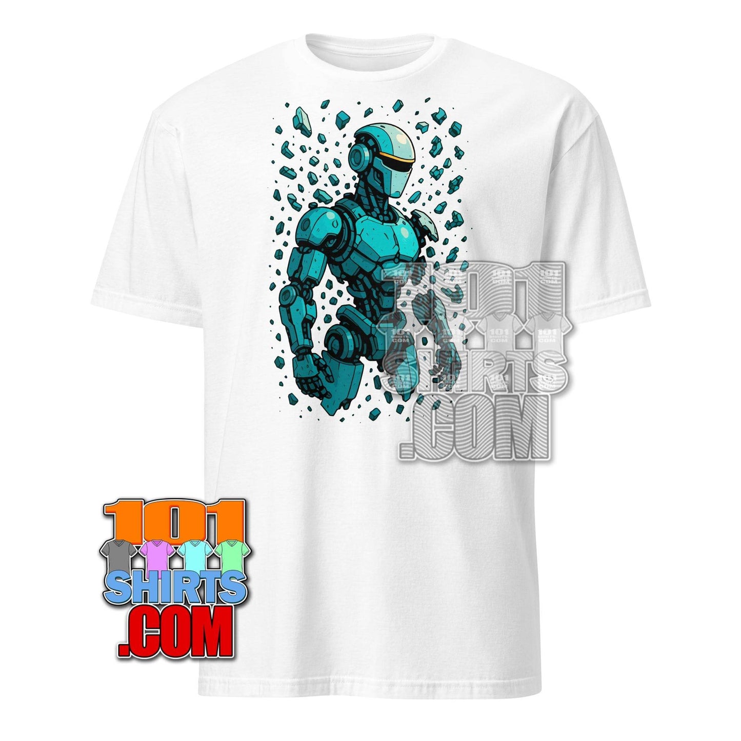 Cool Cyber Robot T-Shirt Cyberpunk Sci-Fi Tech Graphic Tee - 101SHIRTS