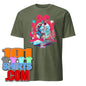 Artistic Basketball Player Graphic T-Shirt - 101SHIRTS