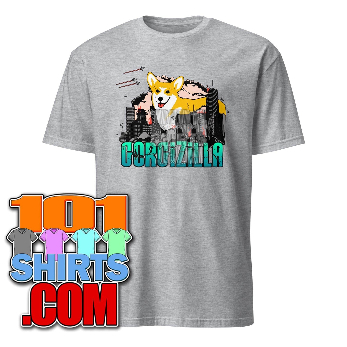Corgizilla Corgi Ddog Funny Godzilla Dog Shirt T-Shirt - 101SHIRTS