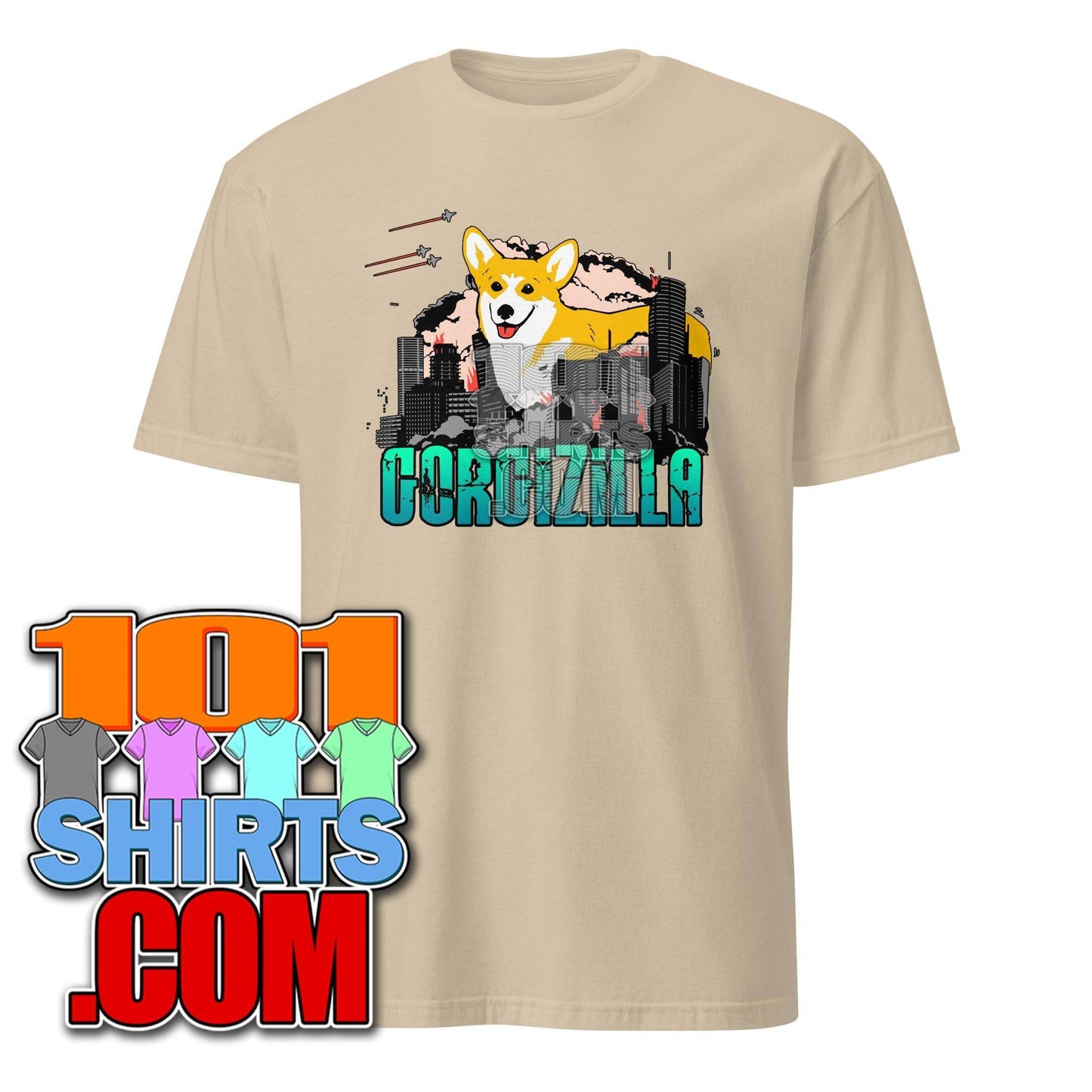 Corgizilla Corgi Ddog Funny Godzilla Dog Shirt T-Shirt - 101SHIRTS