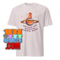 White t-shirt with a graphic of a woman on a planet and text No one on Earth gets me funny shirts for unique souls