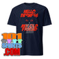 Cat Hello Darkness My Old Friend Black Cat T-Shirt - 101SHIRTS