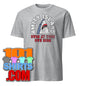 Swim at Own risk Amity Island Jaws Caution Funny Movie Parody T-Shirt - 101SHIRTS