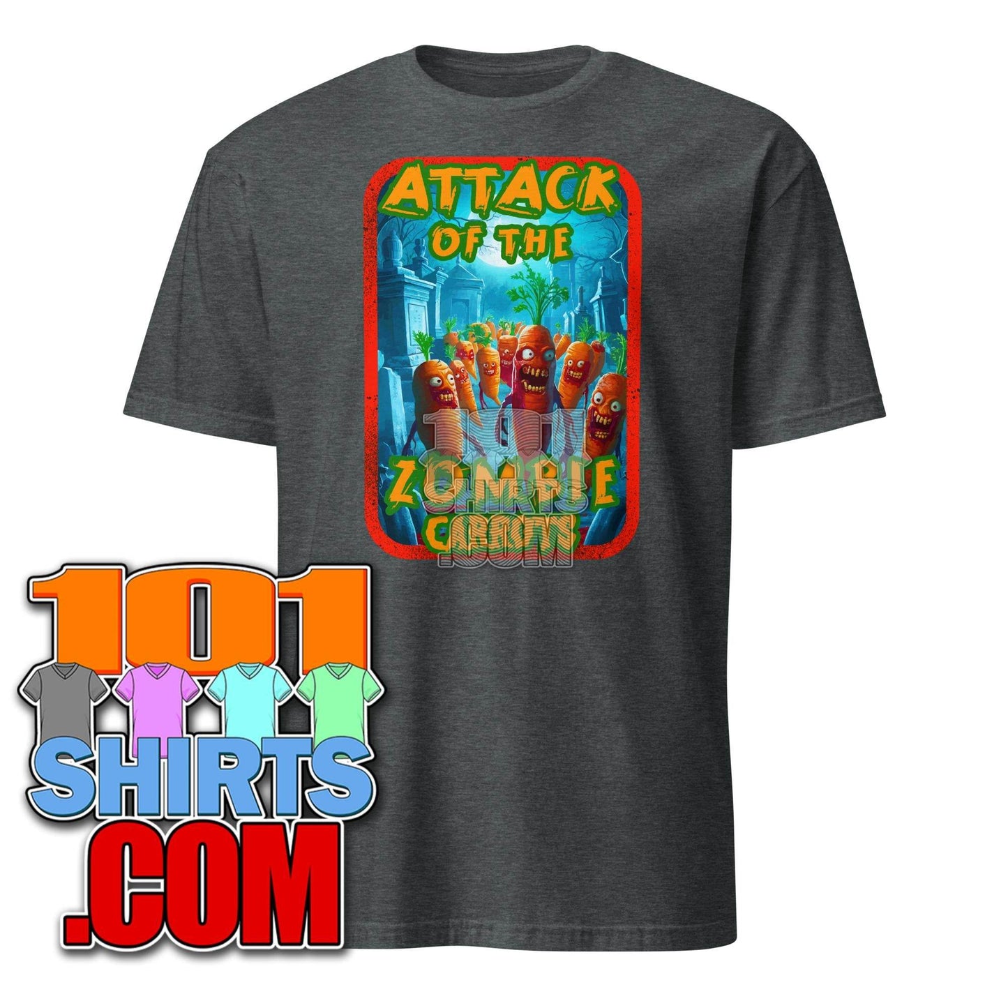 101SHIRTS Karotten Zombie Shirt Halloween Graphic Tee - 101SHIRTS