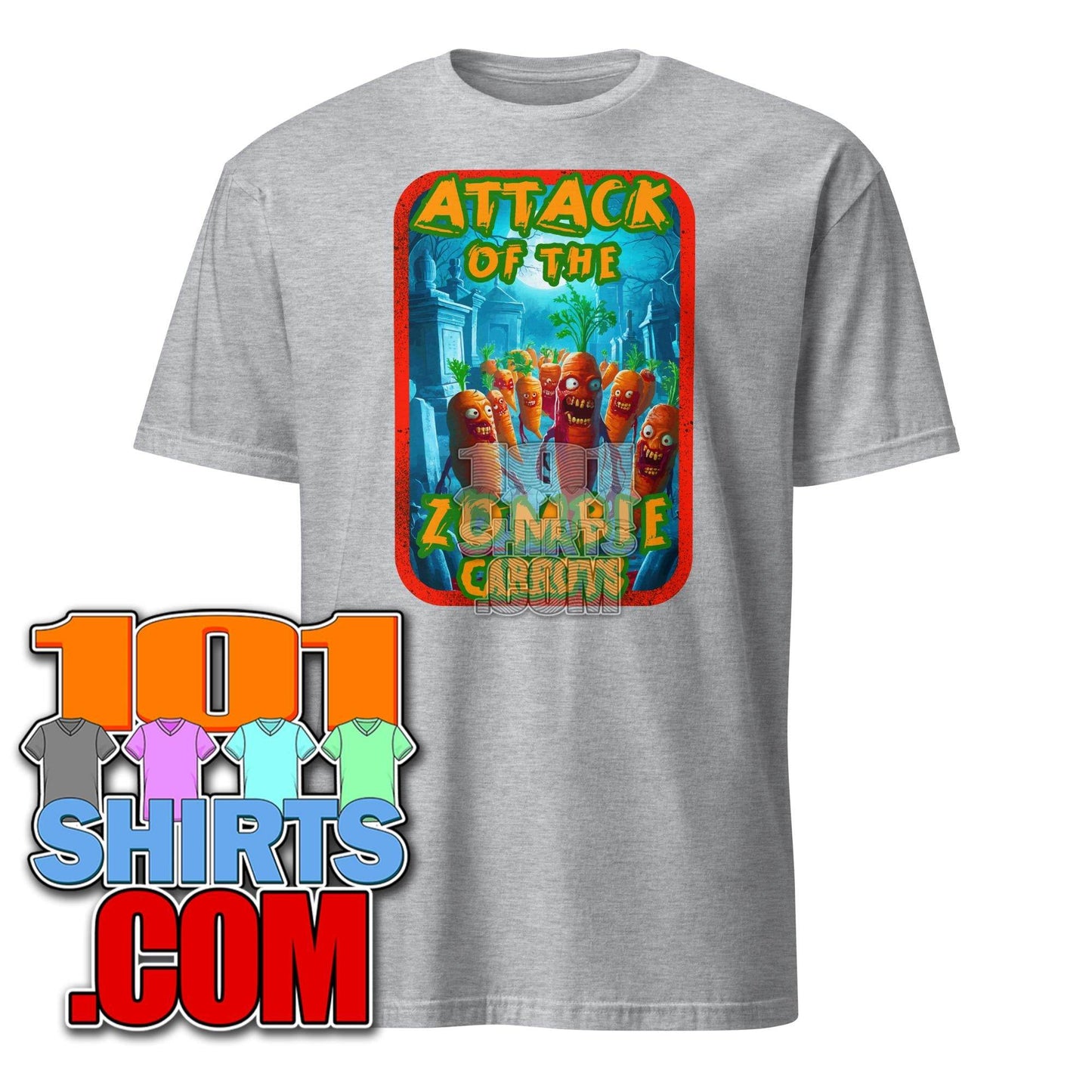 101SHIRTS Karotten Zombie Shirt Halloween Graphic Tee - 101SHIRTS