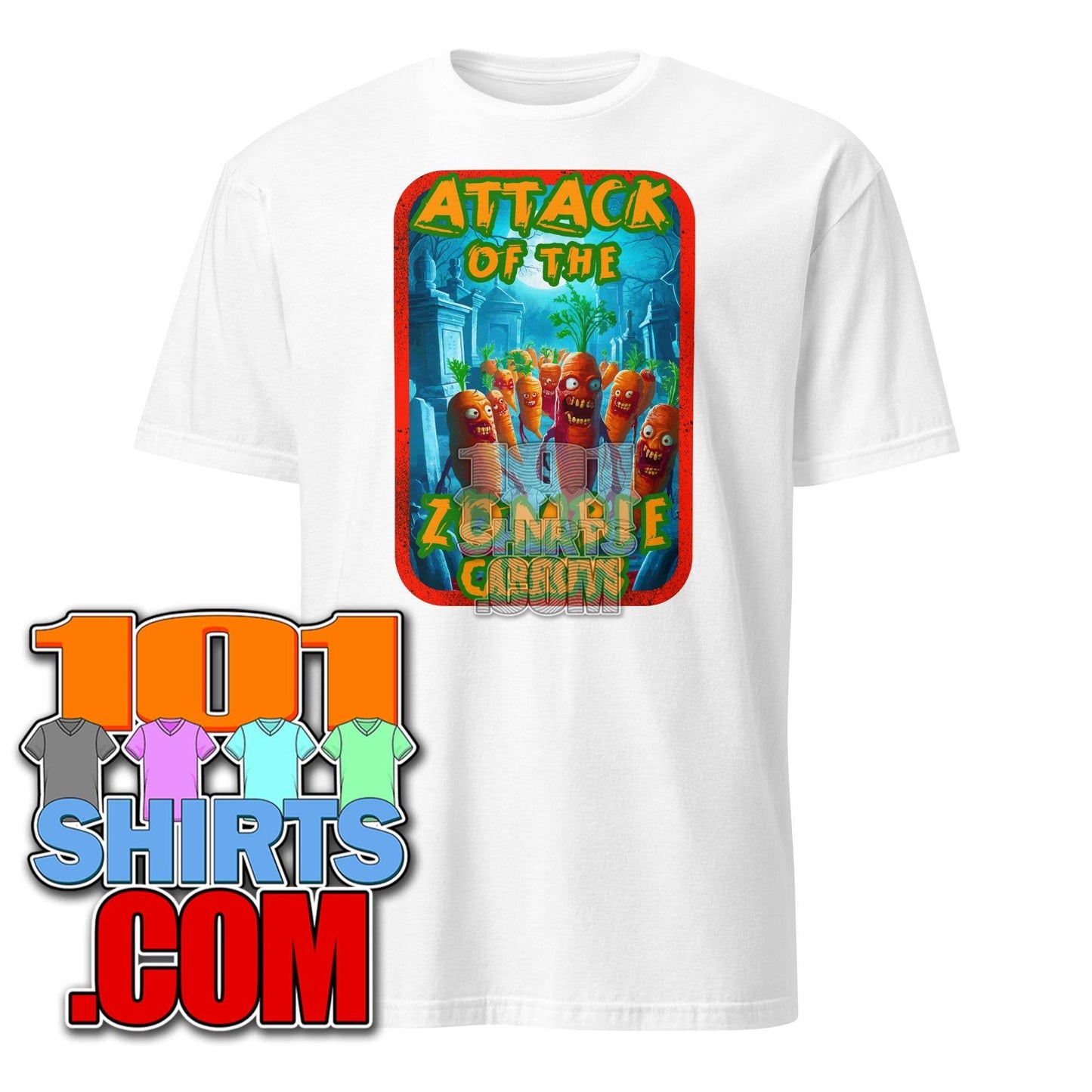101SHIRTS Karotten Zombie Shirt Halloween Graphic Tee - 101SHIRTS