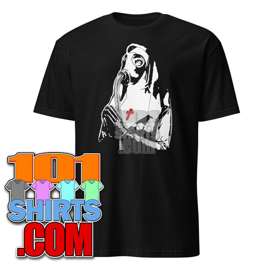 101SHIRTS Satanic Nun Graphic Tee Black Horror T-Shirt - 101SHIRTS