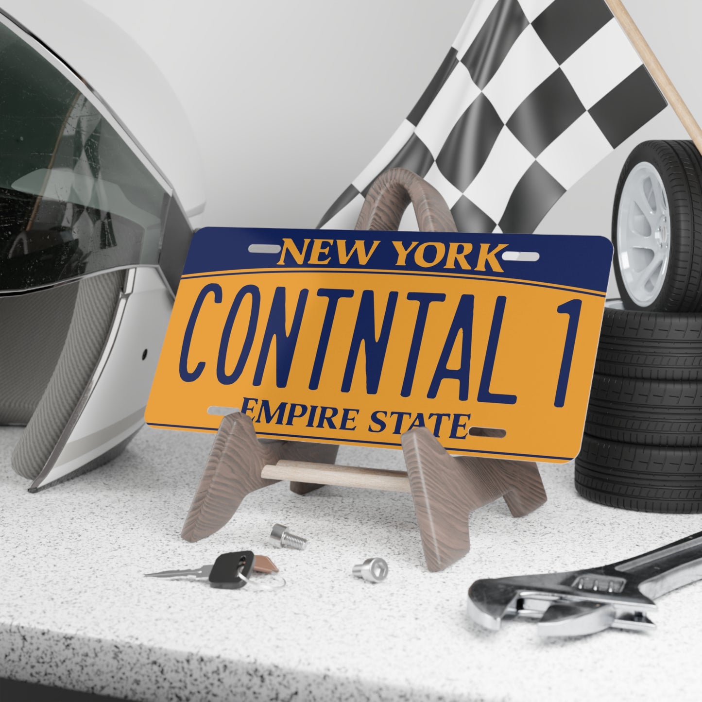 John Wick Movie CONTNTAL 1  Continental Hotel New York Empire State license plate