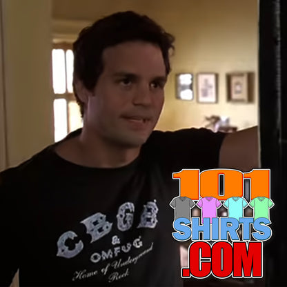 13 Going on 30 Movie Mark Ruffalo CBGB OMFUG Home of Unterground Rock T-Shirt