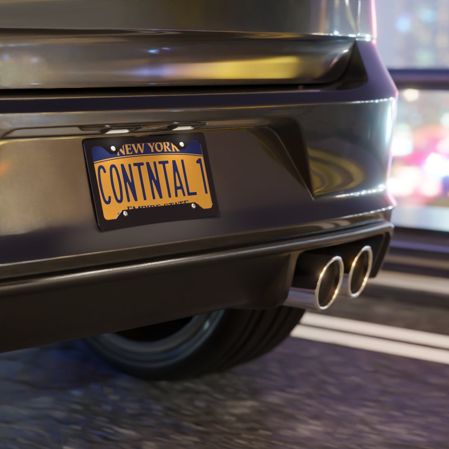 John Wick Movie CONTNTAL 1  Continental Hotel New York Empire State license plate