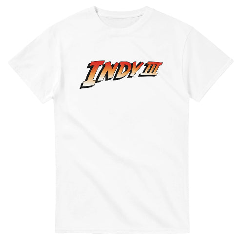 Indiana Jones and the Last Crusade 'INDY III' Crew Reprint T-Shirt