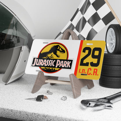 Jurassic Park Movie Car 29 License Plate