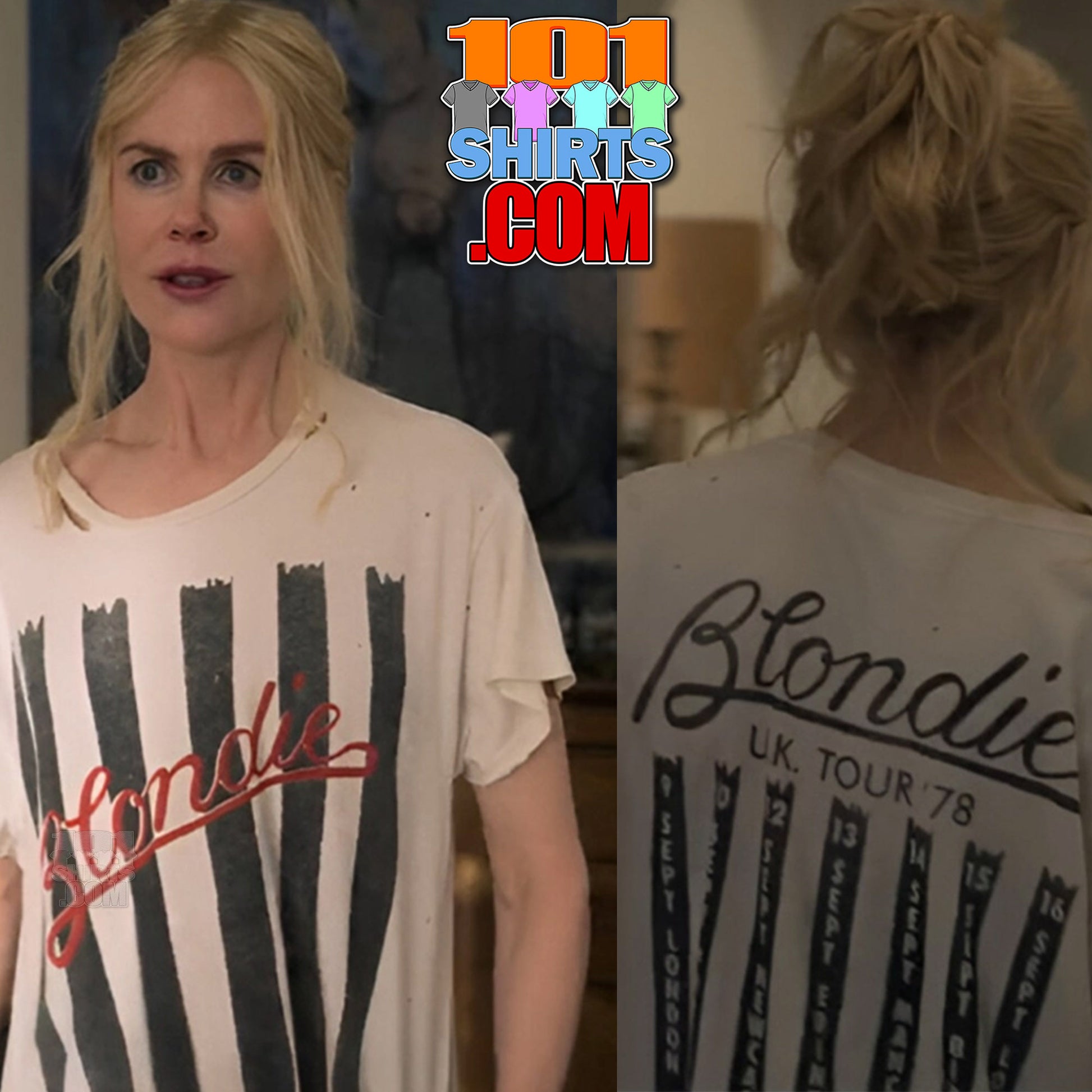 A Fam­i­ly Af­fair Movie Blondie Debbie Parallel Lines UK Tour 78 T-Shirt