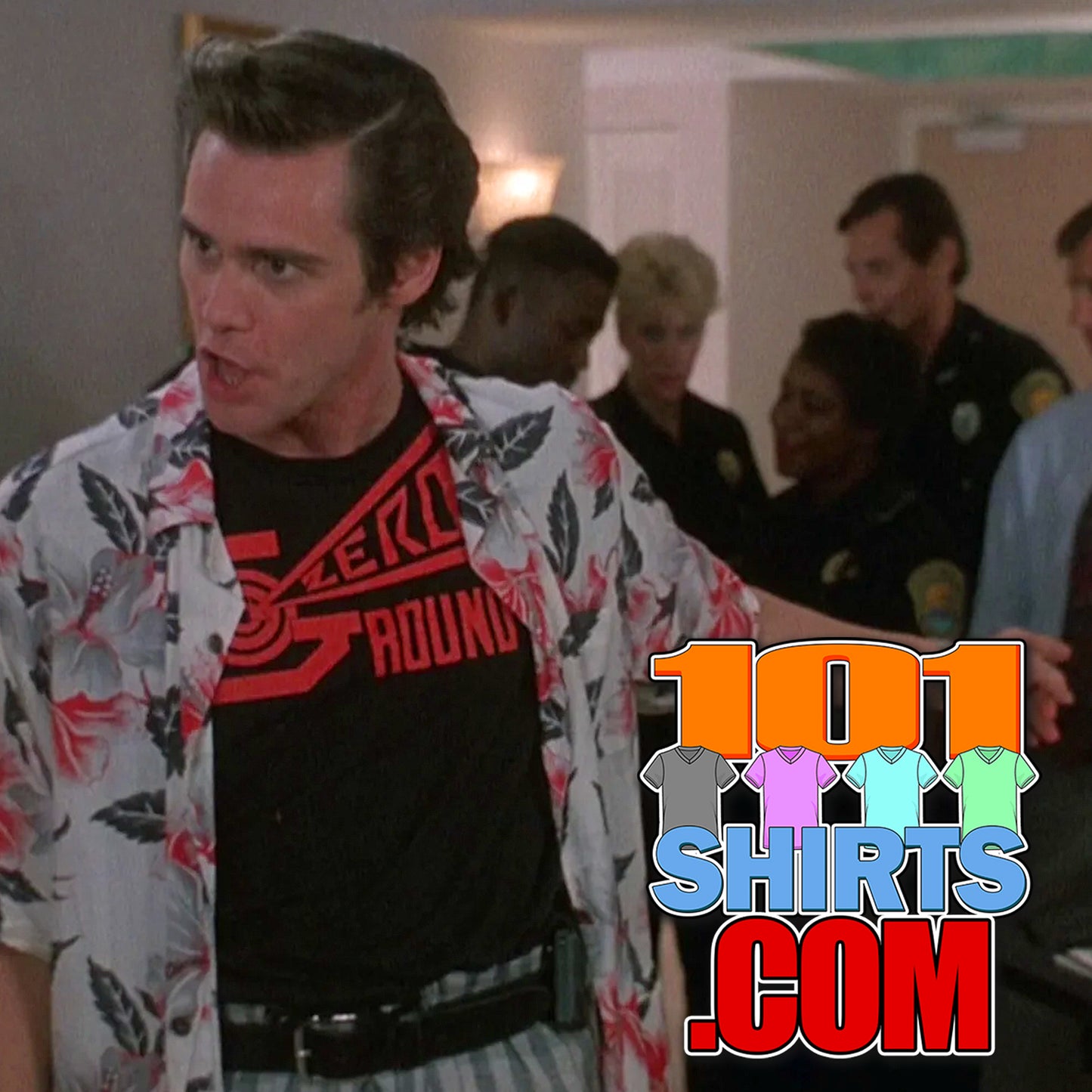Ace Ventura Movie Tee Ground Zero Round T-Shirt
