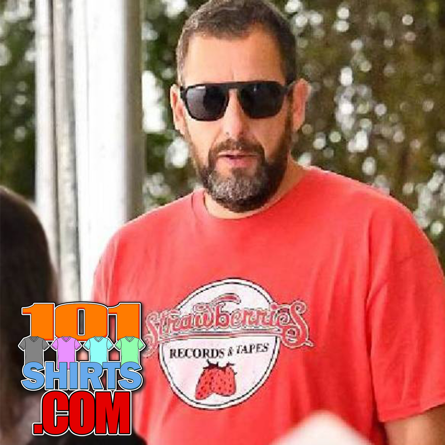 Adam Sandler Strawberries Records & Tapes T-Shirt