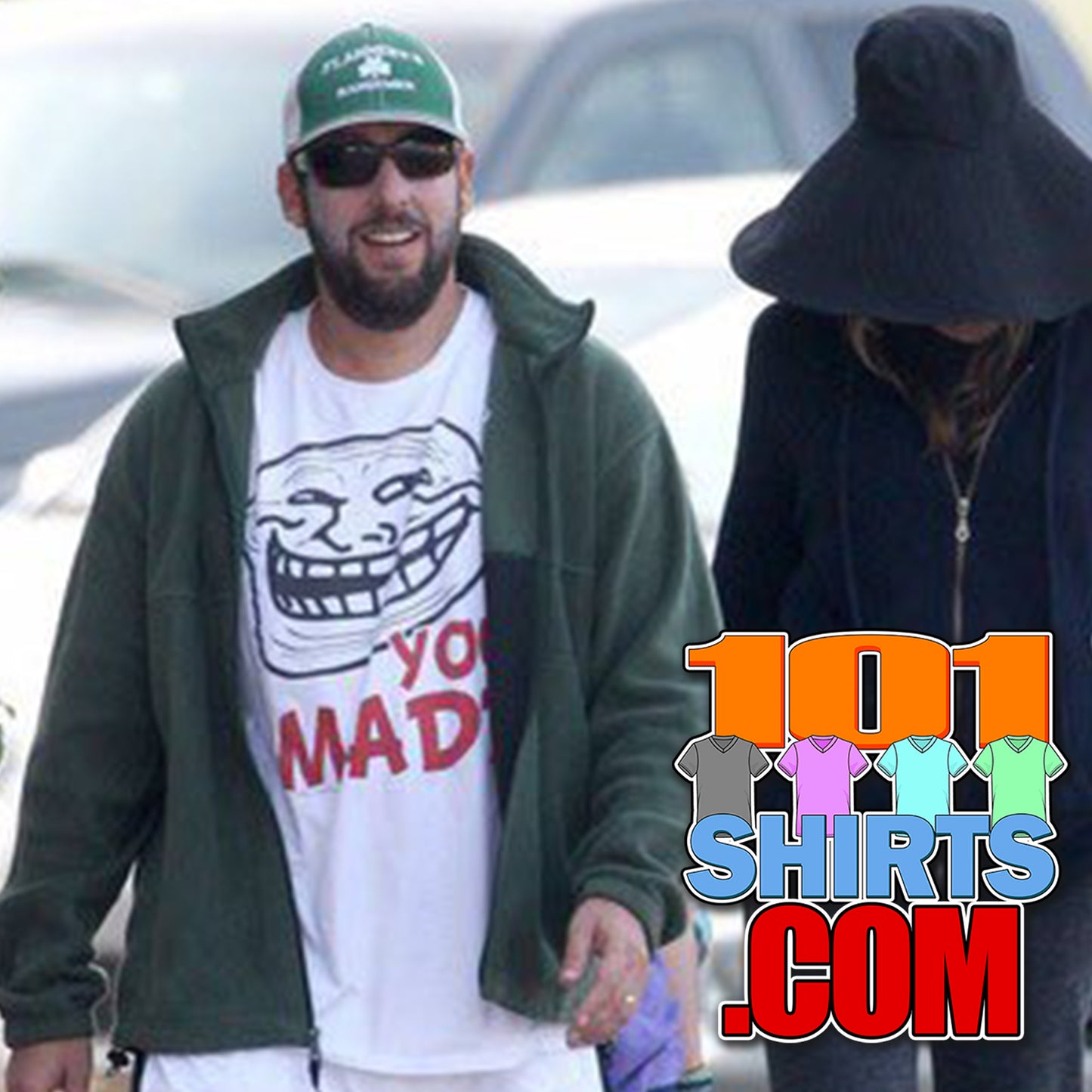 Adam Sandler Trollface Meme You Mad? T-Shirt