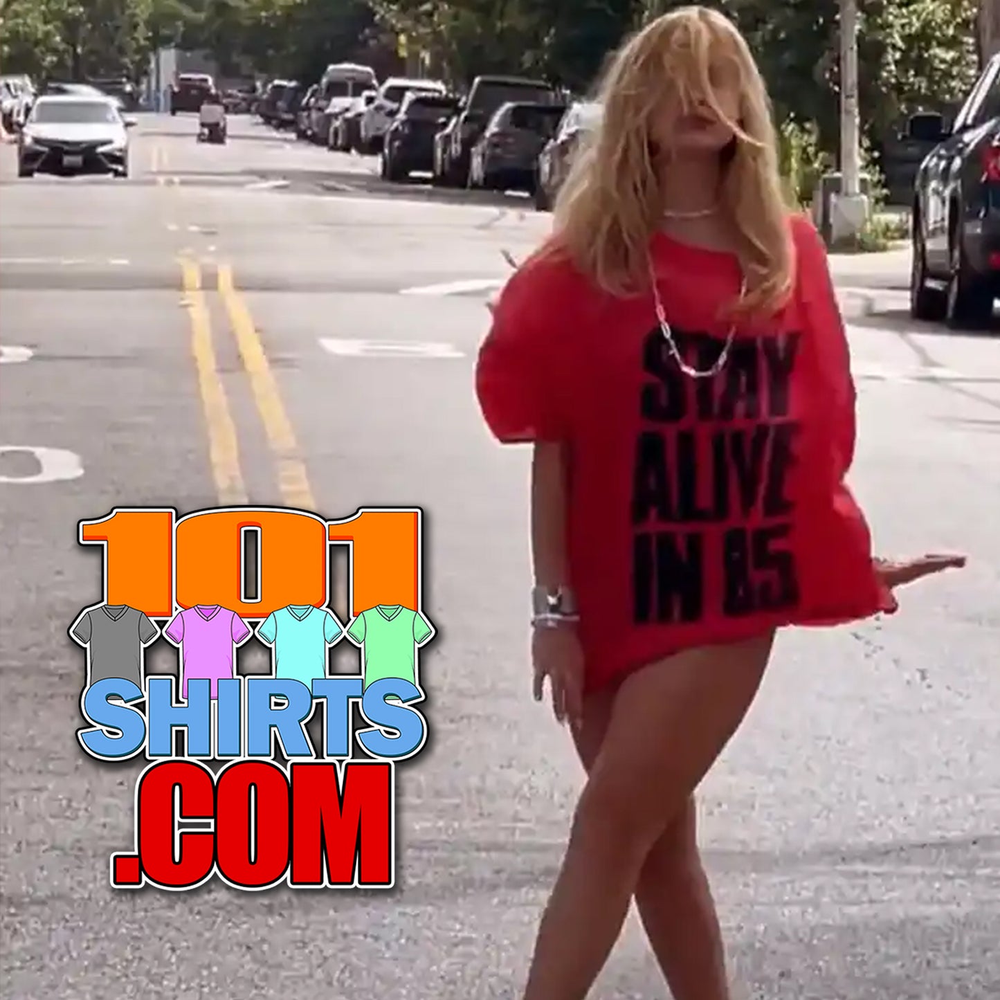 Addison Rae Stay Alive in 85 T-Shirt
