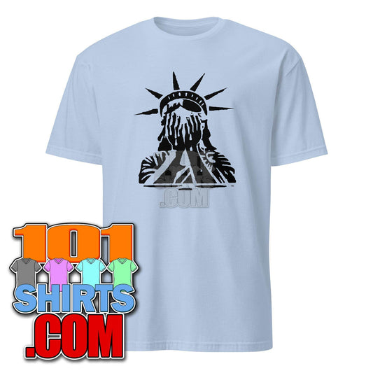 America Statue of Liberty Crying Anti Trump Resist T-shirt - 101SHIRTS