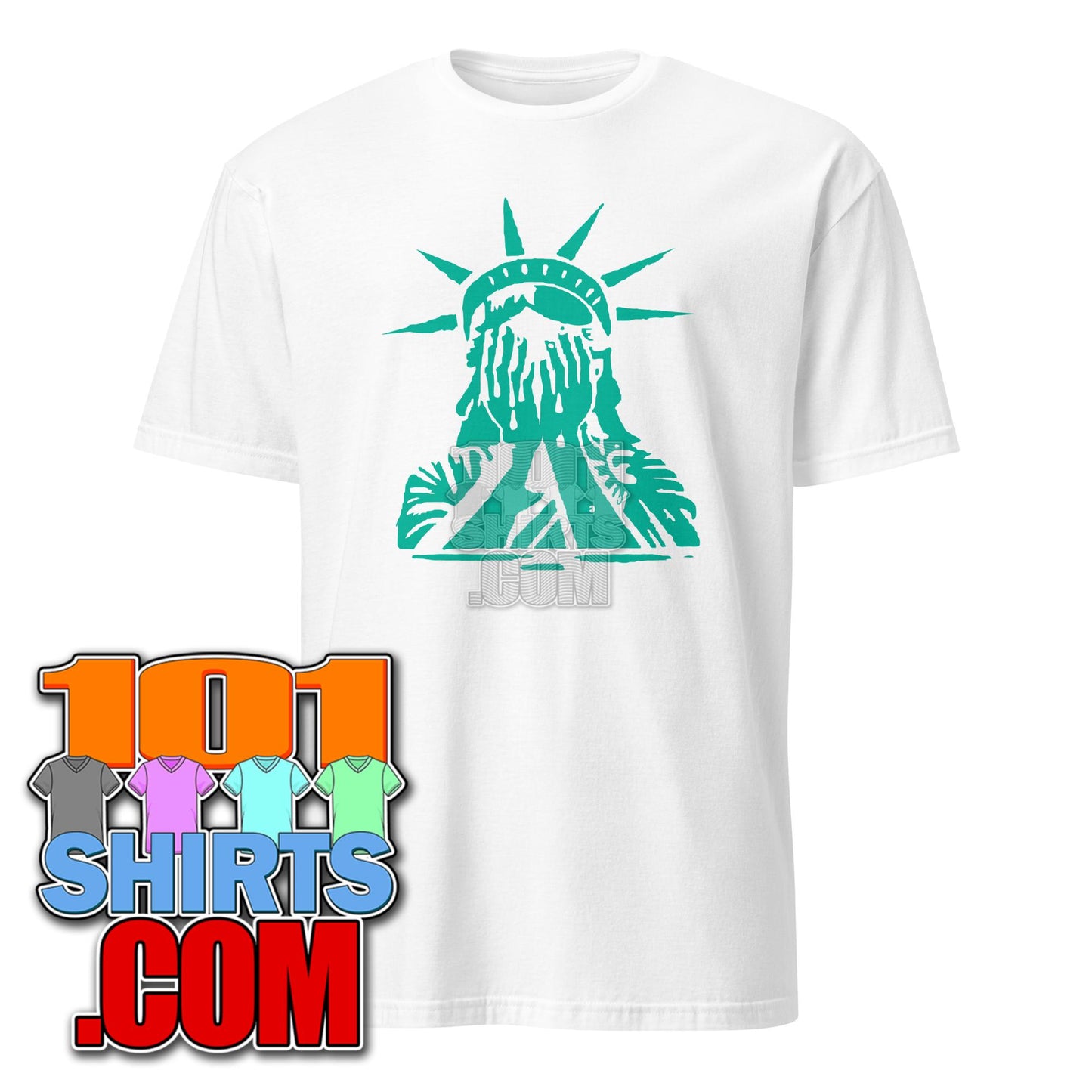 America Statue of Liberty Crying Anti Trump Resist T-shirt