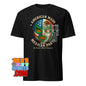 American Made with Mexican Parts Lucha Libre Mask T-Shirt - Patriotic USA Mexico Wrestling Tee - 101SHIRTS