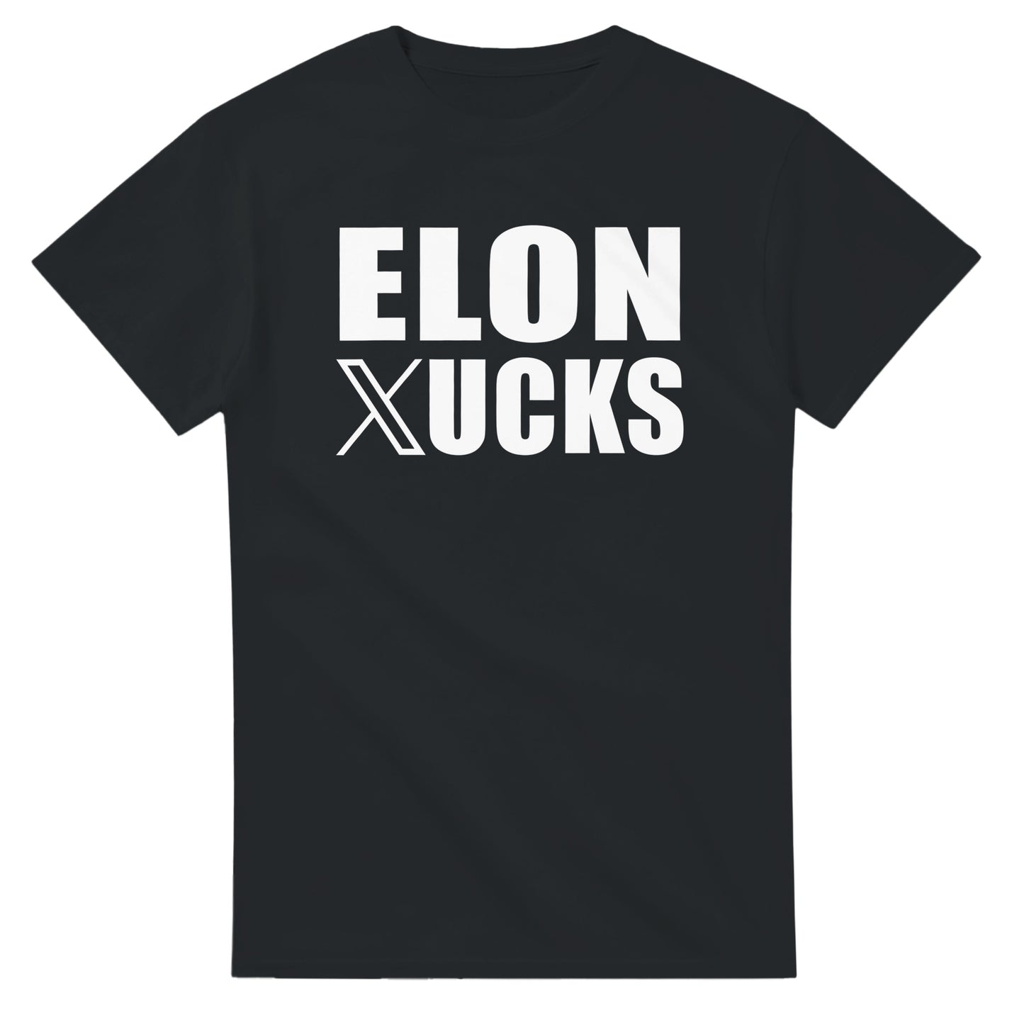 Anti Elon Musk Tee Elon Sucks Xucks X Funny Sayings T-Shirt