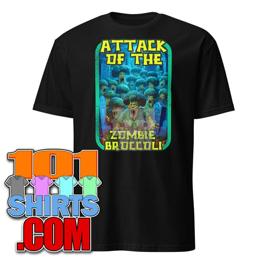 101SHIRTS Attack of the Zombie Broccoli Halloween T-Shirt - 101SHIRTS
