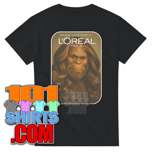 BIGFOOT Funny Hair Commercial Parody T-Shirt - 101SHIRTS