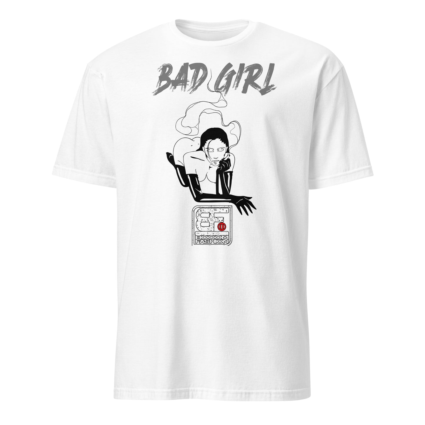 Bad Girl Smoking BDSM Bondage Fetish Kinky Cool Art Design Booomfashion Unisex T-Shirt