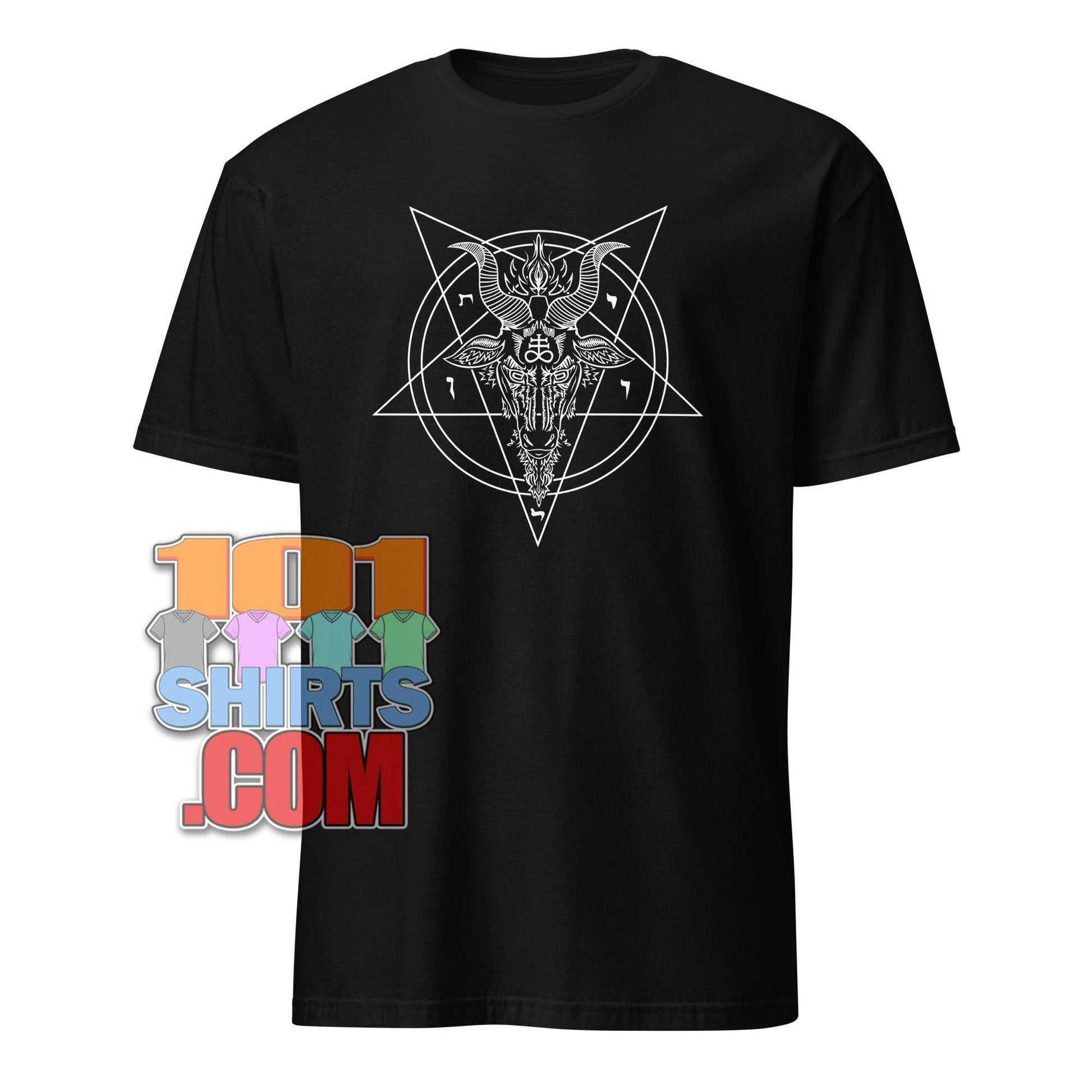 Baphomet Pentagram T-Shirt: Occult, Mystical, & Bold Esoteric Art Tee - Perfect Gift for Goth & Metal Fans! T-Shirt - 101SHIRTS