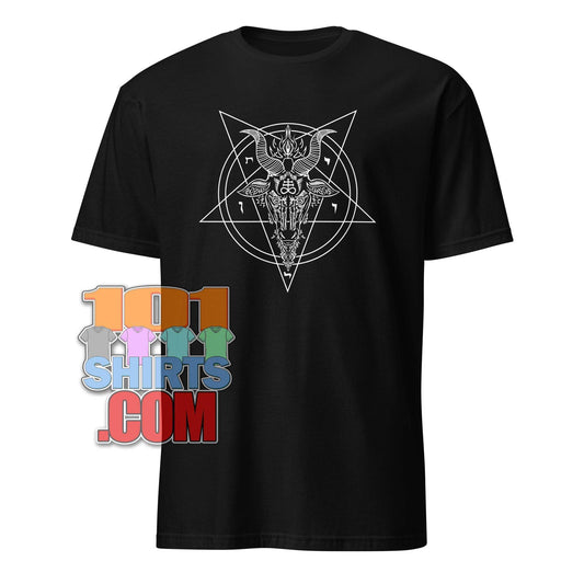 Baphomet Pentagram T-Shirt: Occult, Mystical, & Bold Esoteric Art Tee - Perfect Gift for Goth & Metal Fans! T-Shirt - 101SHIRTS